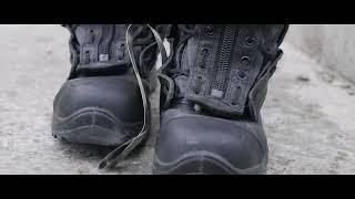 Haix Airpower XR1 Pro boots bend and flatten metal strip