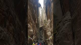 Massive Cliff Collapse Sends Debris Down the Mountain