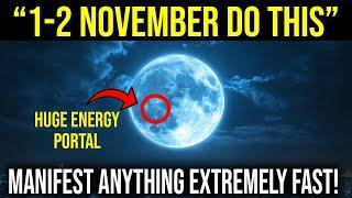 TONIGHT!! NEW MOON November 2024 MANIFESTATION Portal Is Open For Abundance