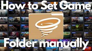 HOW TO SET A FOLDER MANUALLY IN VORTEX MOD MANAGER