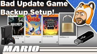 How to Backup & Play Xbox 360 Games on Bad Update! - Disc, XBLA, GoD, & Region Unlocking!