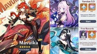 FINALLY MAVUIKA OFFICIAL ANNOUNCEMENT IS HERE! 3 New Characters 1 is FREE - Genshin Impact