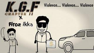 KGF chapter 3 x  Firoz ikka |@VillageFoodChannelOfficial | 2D Animation  | PaperMator 2022