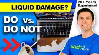 I spilled liquid on my MacBook, what should I do? Easy steps that can save your MacBook!