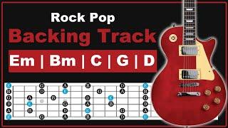 Backing Track in Em | Rock Pop | 75 Bpm