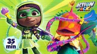  Treena’s Blossomer Breaks! Can She Save the Plant?  | Action Pack | Adventure Cartoon for Kids