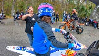 DUDE SLAPS RIDER! DRAMA AT STUNT LOT!