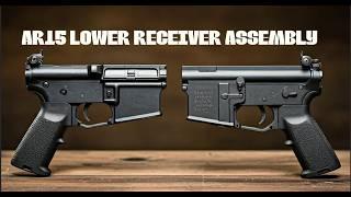 Step by step AR15 lower receiver assembly with no special tools