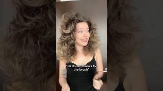 Brushed out curls are kind of a look ngl  #curlyhair #friendship