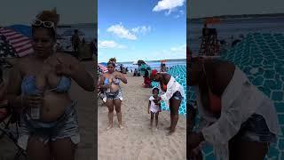 АДСКАЯ ЖАРА ️ ТОЛПЫ ЛЮДЕЙ НА ПЛЯЖЕ Orchard beach ️ New York 2023 #сша #schorts #beach