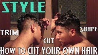 How to cut your own hair || hair cutting styles for men | hair cut style of boys - Tutorial