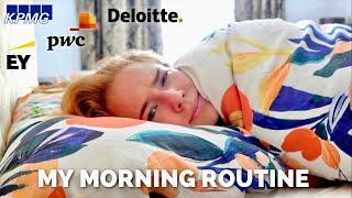 My morning routine as a consultant at a big 4 firm // Deloitte, KPMG, EY, PwC