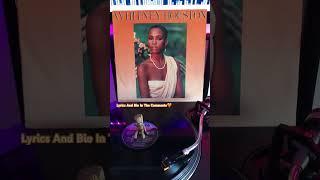 All At Once - “WHITNEY HOUSTON”️1985 #80svinyl #whitneyhouston