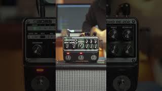 Reverend Guitars Descent W Baritone + Boss RE-202 Space Echo #shorts