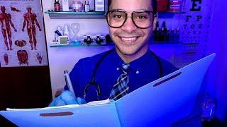 ASMR Doctor Detailed Full Body Exam For Sleep Roleplay Realistic (Medical Light Test, Ear & Eyes)