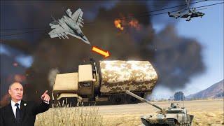 Ukrainian drone scouts out Russian troops at night before dropping bombs | Fz Gamers | GTAV