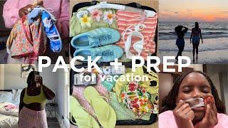 PACK +!!! PREP W ME FOR A TROPICAL VACATION!!! (very chaotic)
