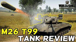 ROCKET PERSHING || M26 T99 Tank Review