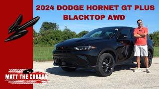 Is the 2024 Dodge Hornet GT Plus Blacktop AWD a good compact CUV? Full review and test drive.