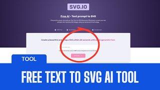 Text to SVG Free AI Tool