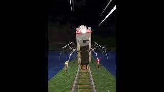 CHOO-CHOO CHARLE IN MINECRAFT!!!! *SCARY FIGHT* (HINDI) #shorts #minecraft #horror #choochoocharles