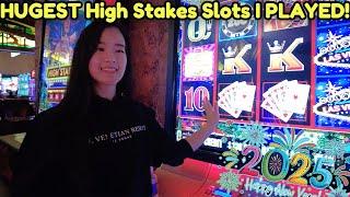 The HUGEST Lightning Link High Stakes SLOTS I Played! I Max Bet and This Happened | Ninja Moon HNY!