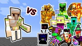 Mutant Iron Golem Vs. Mutated Mobs in Minecraft