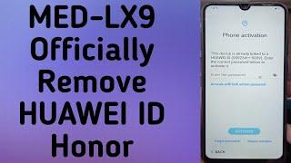 HUAWEI Y6p (MED-LX9) UNLOCK HUAWEI ID Just One Click. EMUI 10.1.0 || Delete Huawei ID, Bypass FRP ||