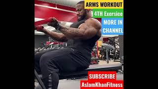 Best Ever Biggest Arms Workout | Arms Size gain | #AslamKhanFitnessShorts | 4th Exercise