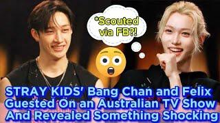 STRAY KIDS' Bang Chan and Felix Guested On an Australian TV Show And Revealed Something Shocking