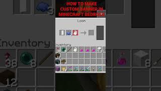 HOW TO MAKE CUSTOM BANNER MINECRAFT BEDROCK (NEW 2023)