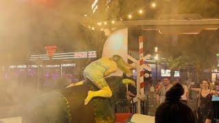 OMG! GIRLS TAKE ON THE BULL BENIDORM BULL RIDING in Spain 2024 4K