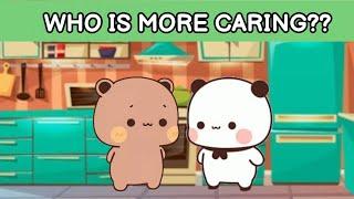 who is more caring?? | bubu is more caring?? | dudu is more caring ??#bubu #dudu  #love #cutecouple