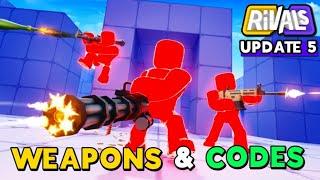 *UPDATE 5* | WEAPONS and New CODES - Roblox RIVALS