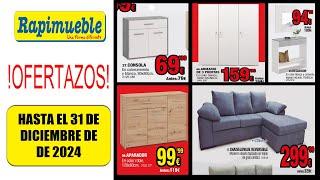 Rapimueble Muebles, dormitorios, recibidor, consola y sillones de ofertas diciembre de 2024