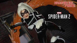 Marvel Legends Black Cat GamerVerse PS5 Spider Man 2 Video Game Action Figure Review