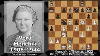 Best Chess Games of all Time - Vera Menchik