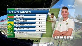 Marco Jansen 7 wickets vs Sri Lanka | Day 2, 1st Test, SA VS SL