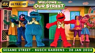 Sesame Street Welcome to Our Street (Full Show 4K) Busch Gardens - JAN 28, 2024