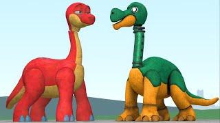 I FOUND NEW BRON THE DINOSAUR & BRONTOFLUTE in POPPY PLAYTIME 4 FAMILY - Garry's Mod