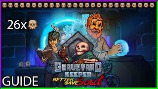 Autopsie Guide V2 für Graveyard Keeper Better Save Soul  26 weiße Schädel