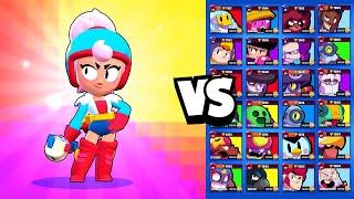 ДЖАНЕТ ПРОТИВ ВСЕХ БРАВЛЕРОВ! BRAWL STARS