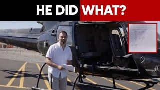 He Hired a Chopper to Practically Solve a Physics Problem | NewsMo