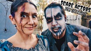 Becoming SCARE ACTORS for the First Time!Behind the Scenes at Sir Henry’s Haunted Trail!