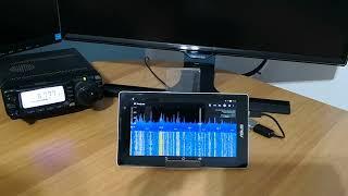 Panadapter with RF Analyzer for Android and RTL-SDR Stick.