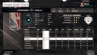 NBA 2K15: Most Realistic 2015 & 2016 Draft Class Update! 5/27/15