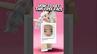 FREE FACE ROBLOX #roblox #freeitems #robux
