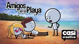 Tipos de Amigos en la Playa | Casi Creativo