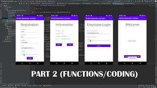 Simple Login & Registration Form Using Global Variables in Android Studio | Part 2 - Functionalities