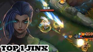 Wild Rift Jinx - Top 1 Jinx Gameplay Rank grandmaster